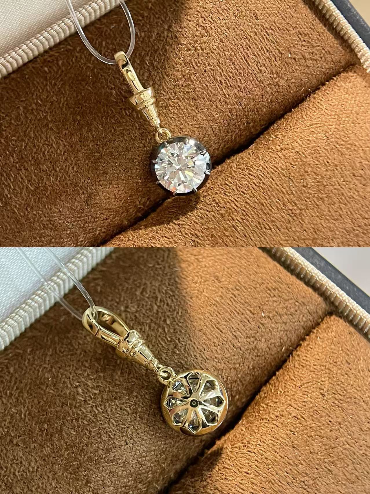 [PENDANT ONLY] 2CT Round Shape |8 Prong Setting | Lab Grown Diamond