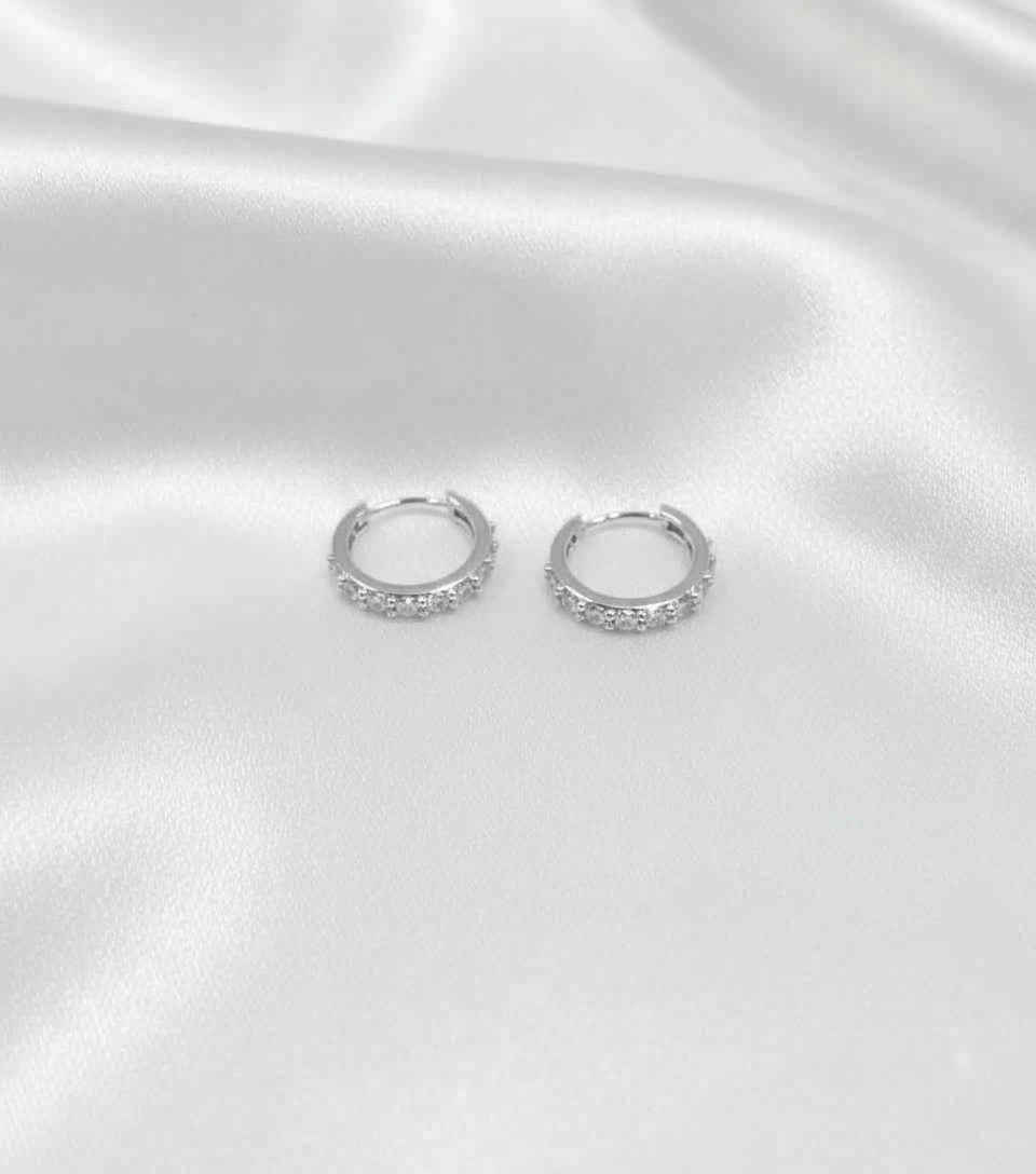 Lab Grown Diamond 0.21 ct 18k yellow gold earrings