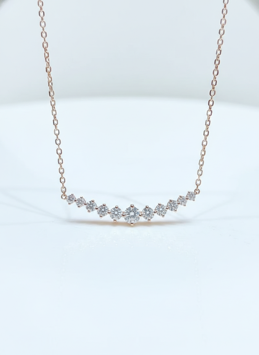 Lab Grown Diamond | 1.5 ct total Diamonds 18K gold