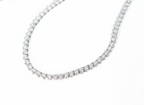 [ ＥＶＥＲ ＧＬＯＷ ☾. ] Moissanite Tennis necklace