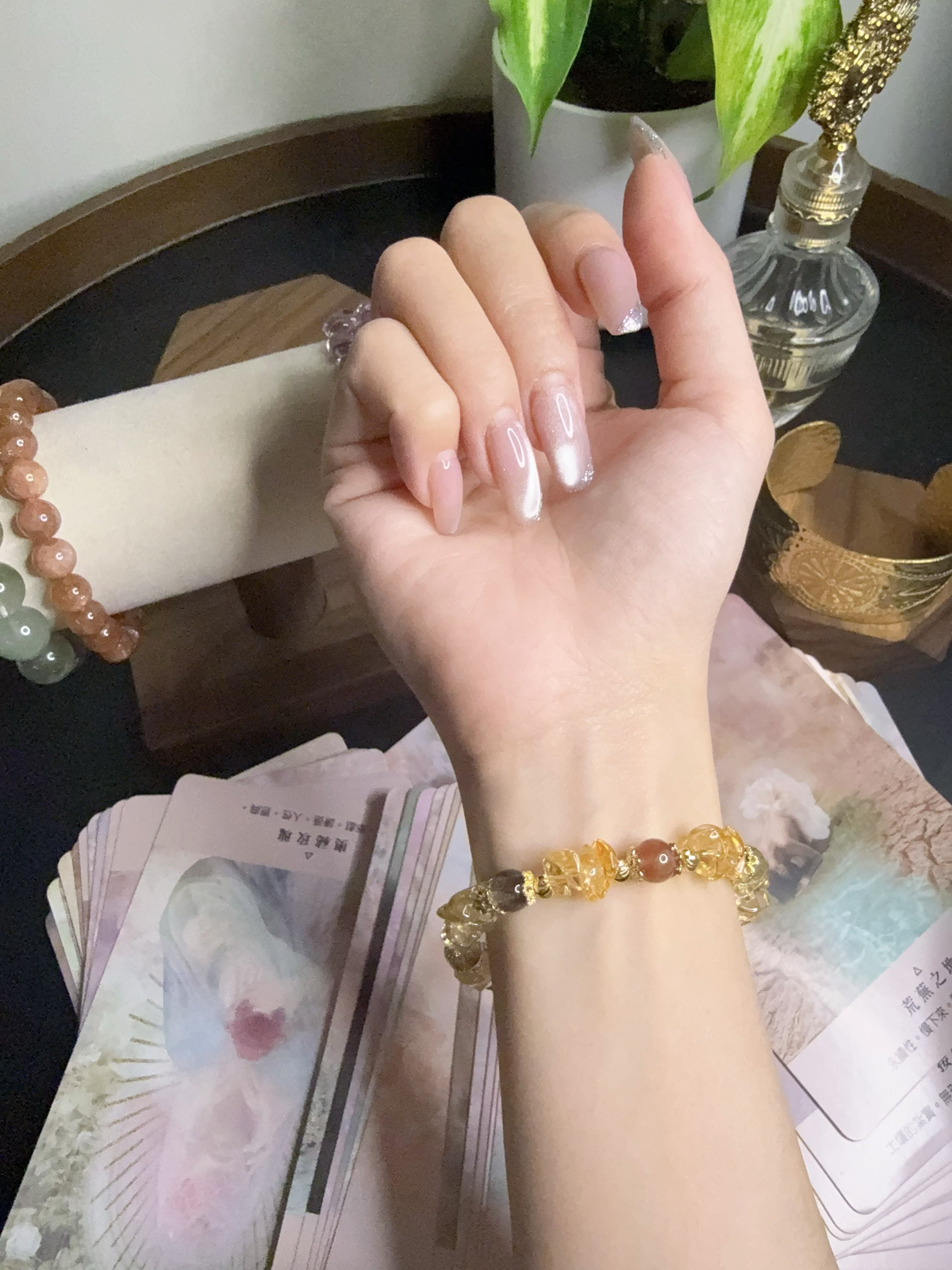 Design · Rutilated Quartz · Citrine 黃水晶設計手鍊