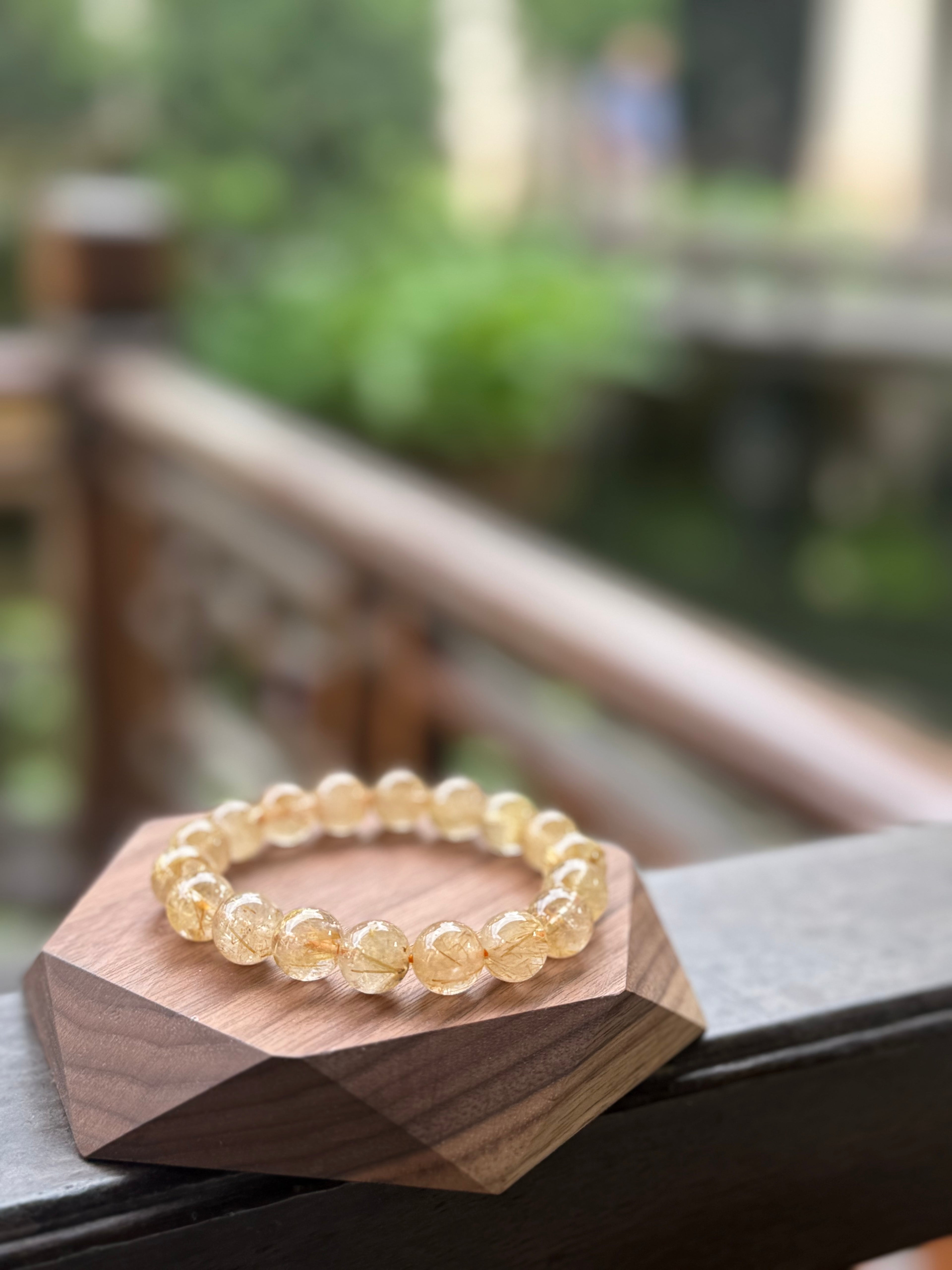 金髮晶 ⟡ Gold Rutilated Quartz