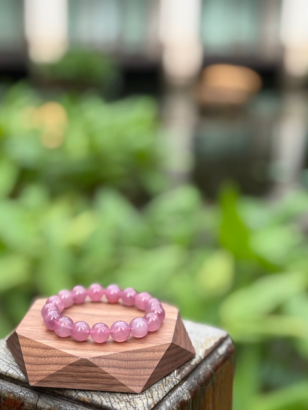 Purple Rose Quartz Bracelet 紫馬粉水晶手串