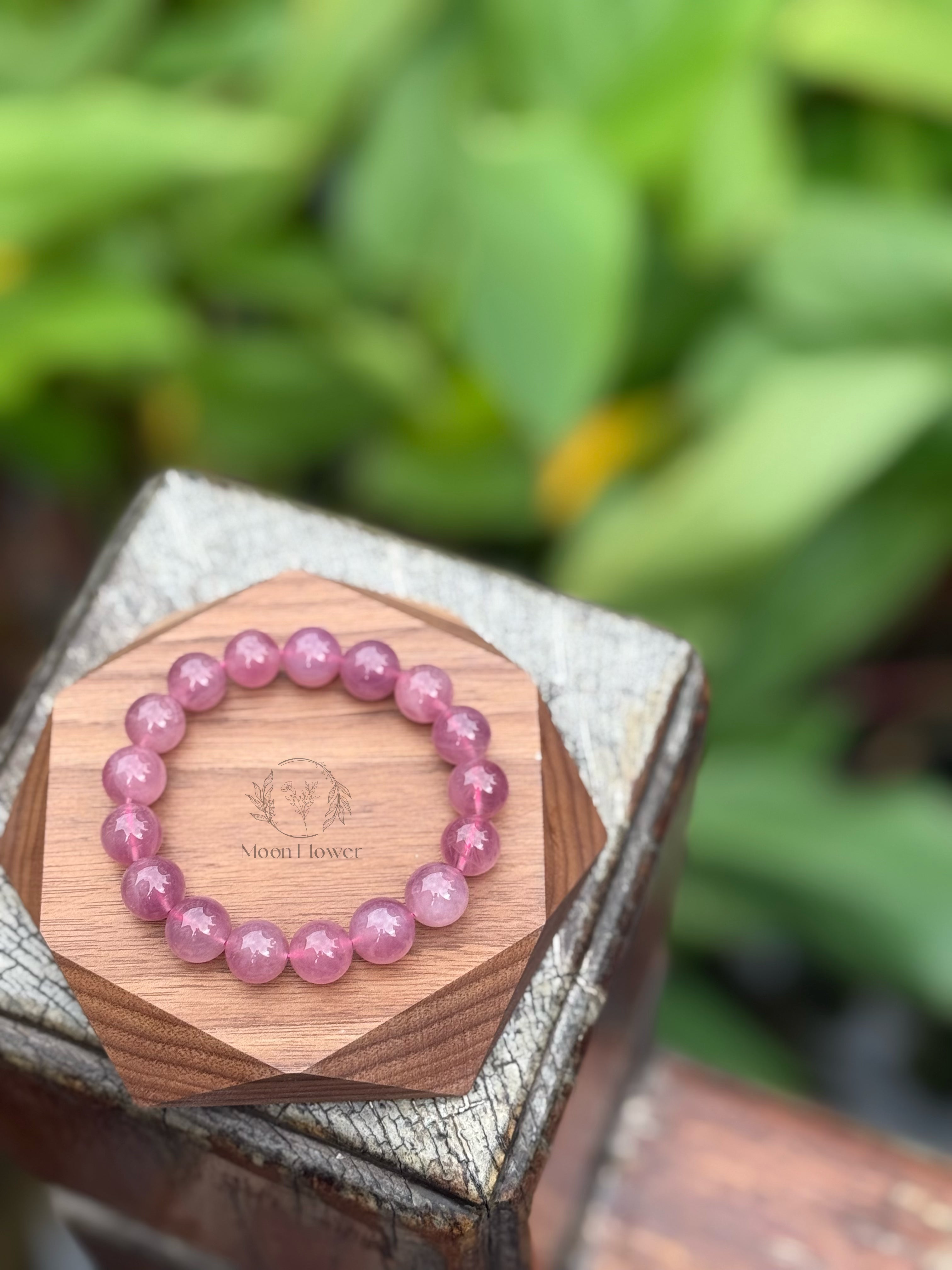 Purple Rose Quartz Bracelet 紫馬粉水晶手串