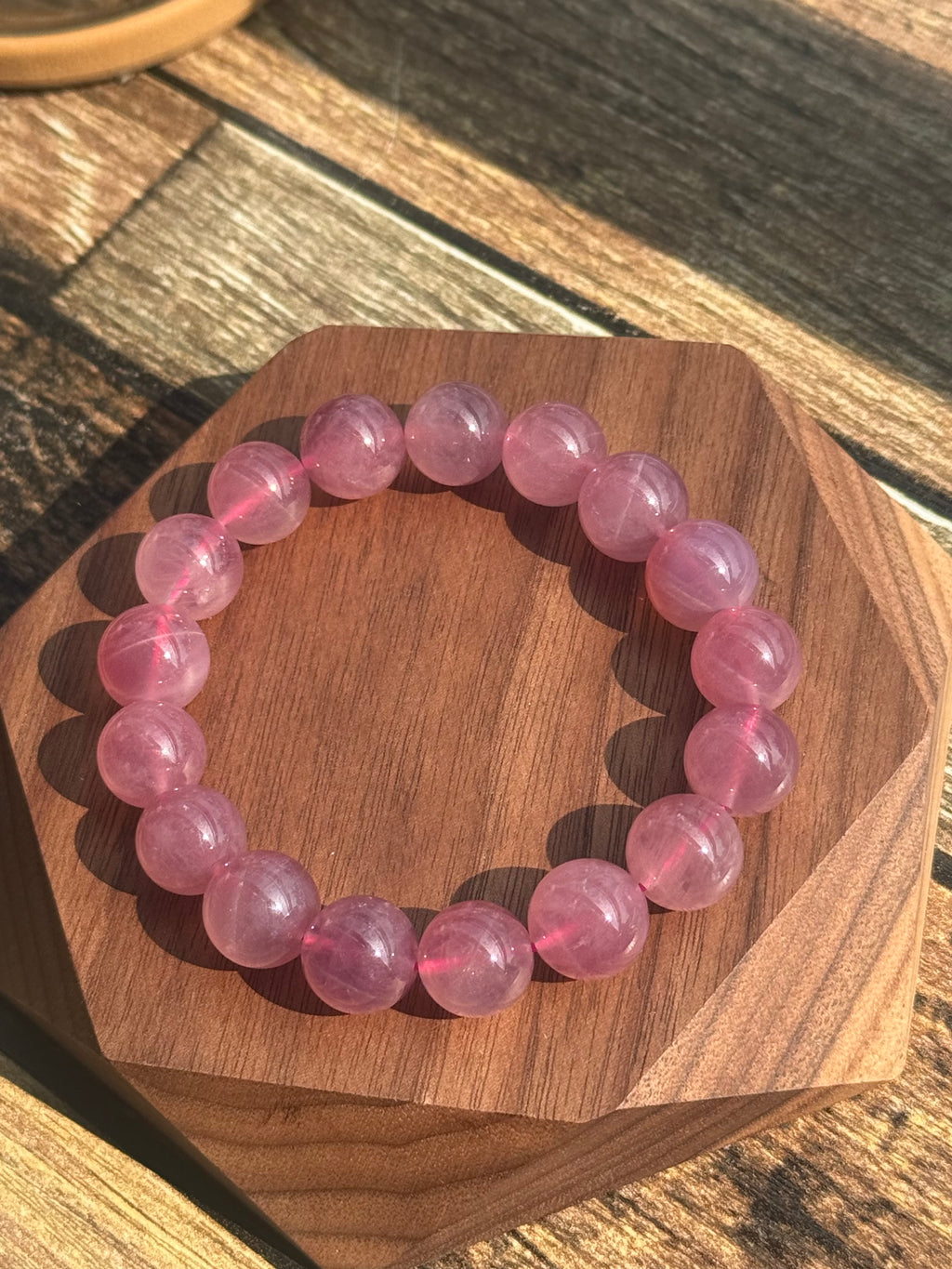 Purple Rose Quartz Bracelet 紫馬粉水晶手串