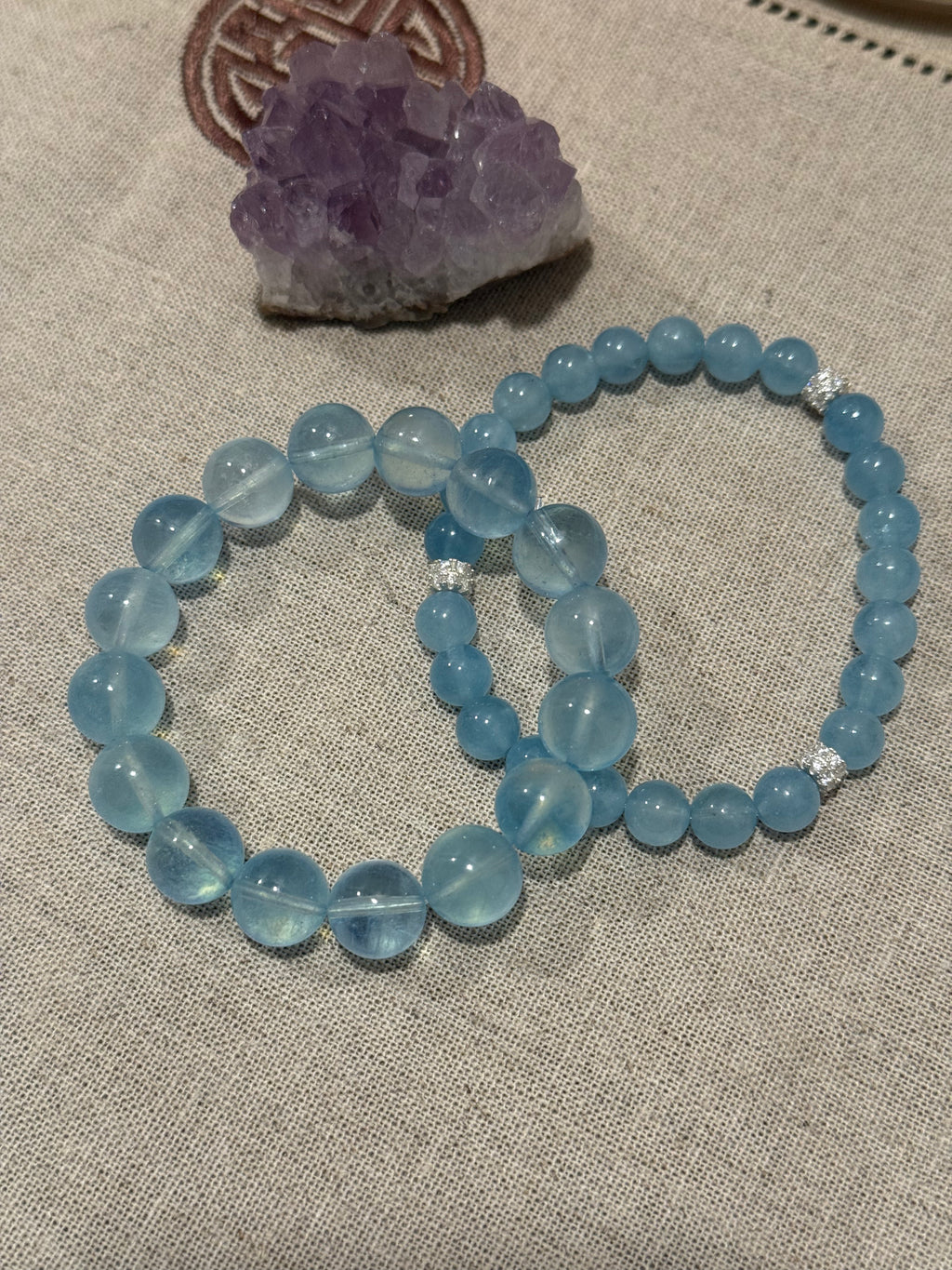 Design · Aquamarine · 海藍寶設計手鍊