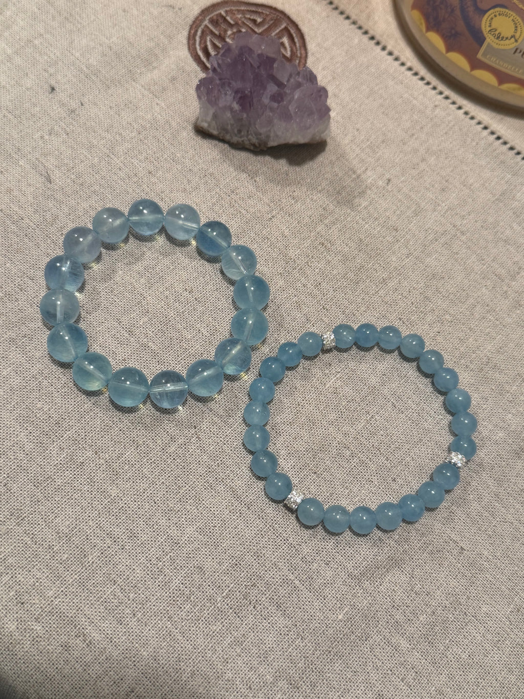 Design · Aquamarine · 海藍寶設計手鍊