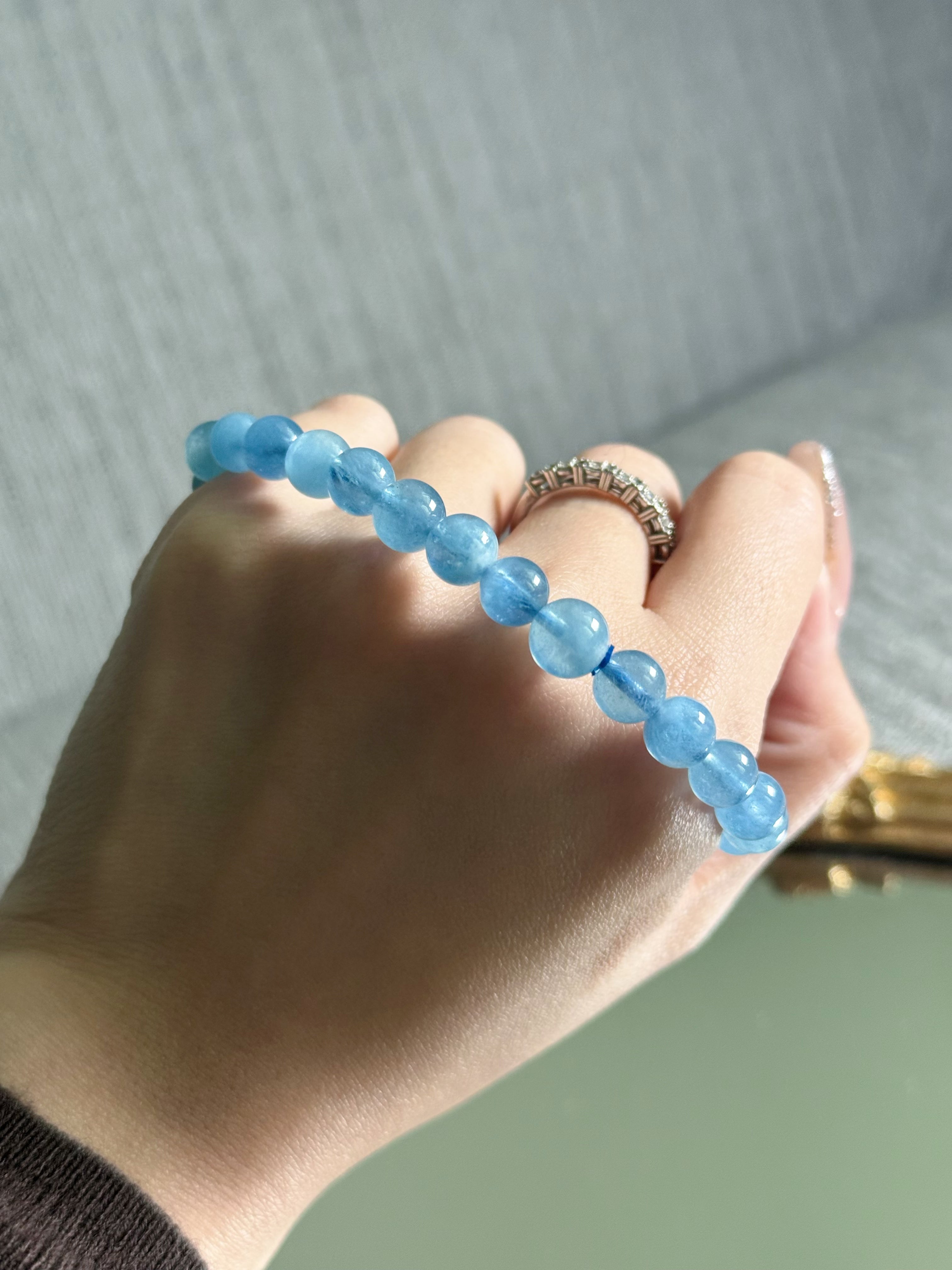 Aquamarine · 莫桑比克海藍寶 7.3mm