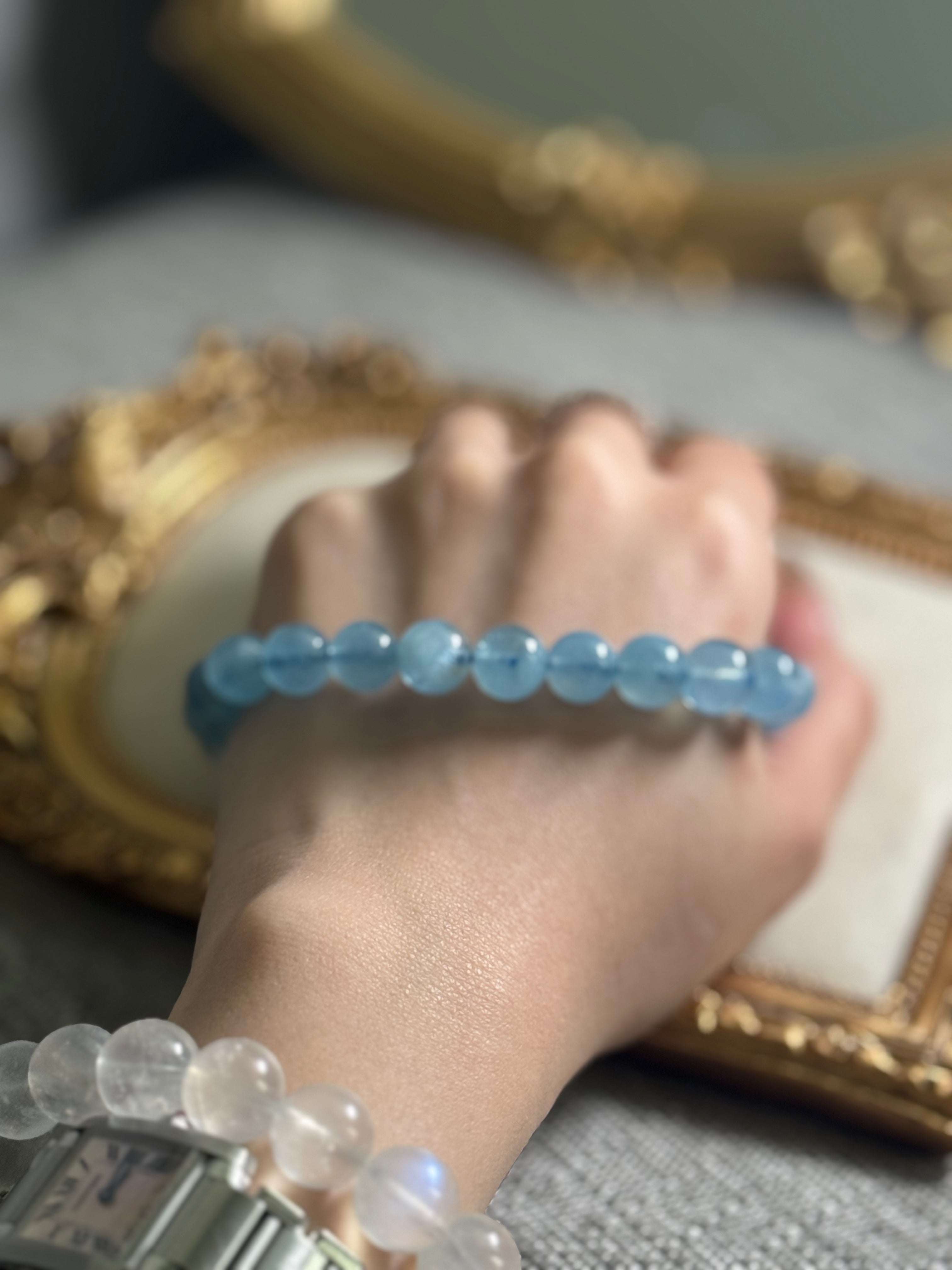 Aquamarine · 海藍寶 9 mm